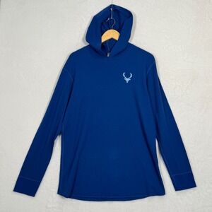 Bucked Up Royal Blue Thermal Hoodie XL